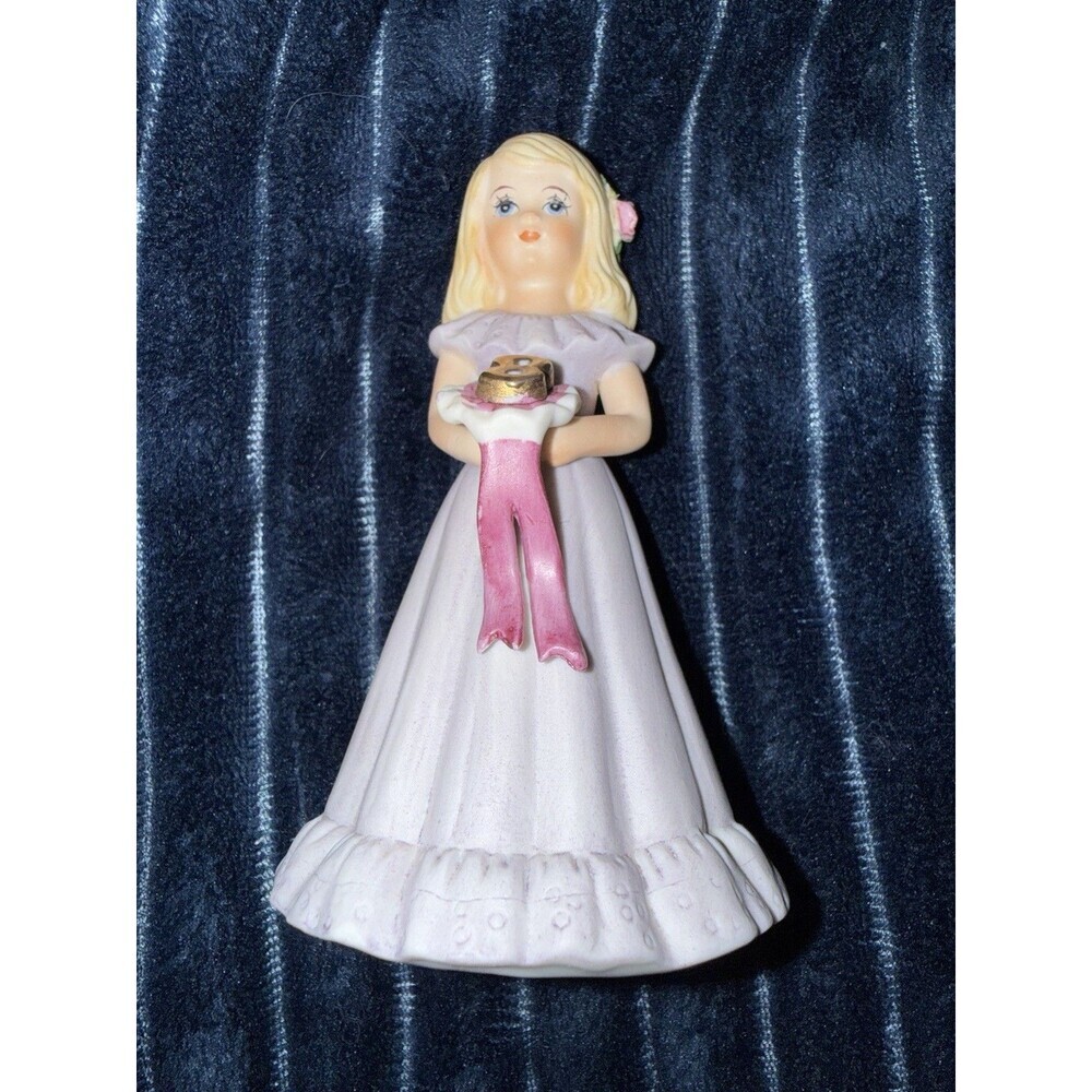 1981 Vintage Growing Up Girls from Enesco Birthday Girl Figurine Age 8